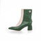 COPENHAGEN SHOES VIBES OF FASHION / Copenhagenshoes by Josefine Valentin Boots 2232 OFF WHITE GREEN (PURPLE)