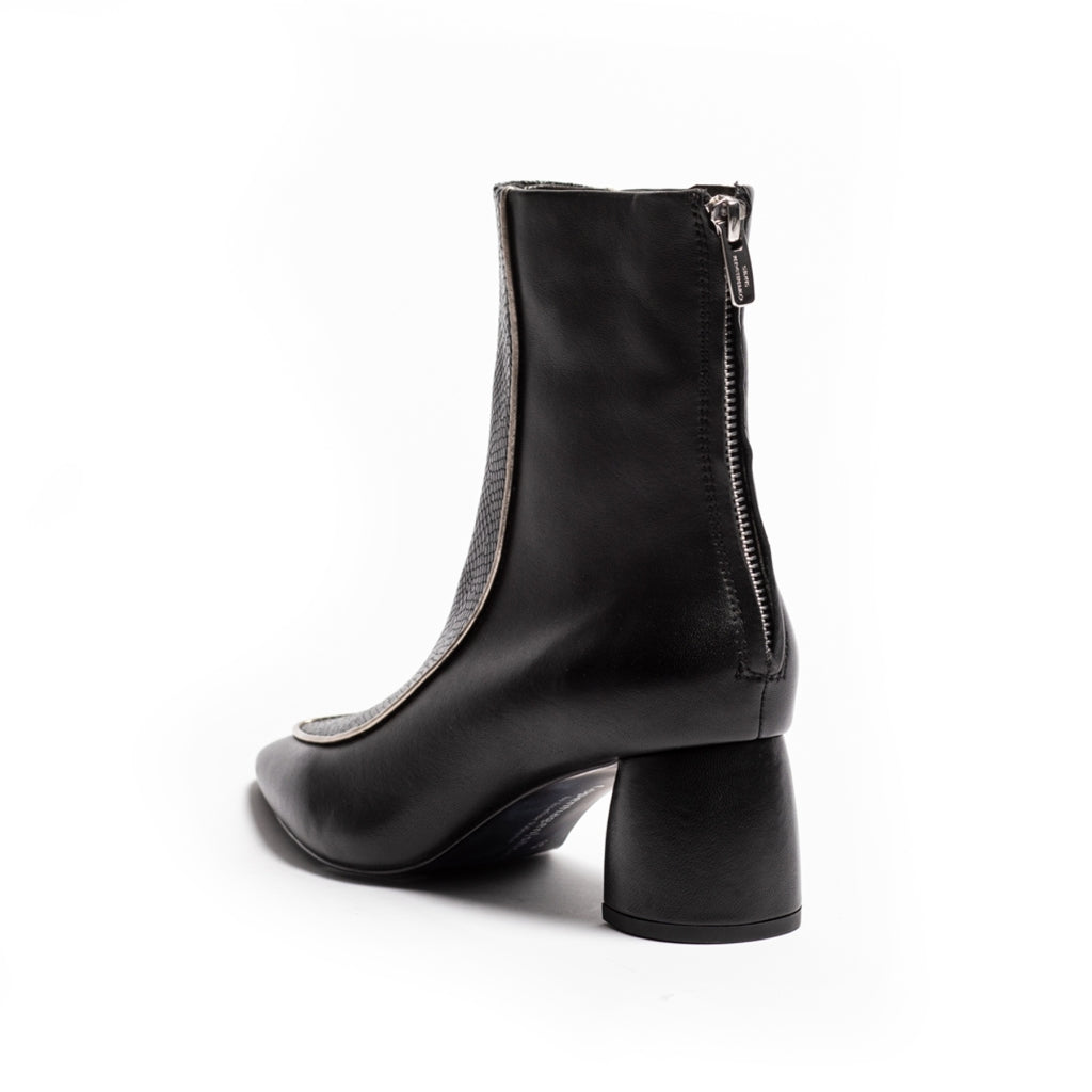 COPENHAGEN SHOES VIBES OF FASHION SNAKE / Copenhagenshoes by Josefine Valentin Boots 008 BLACK SNAKE (NO SIMILI)