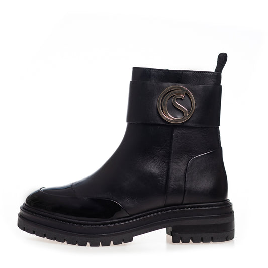 COPENHAGEN SHOES WINDY Boots 0011 BLACK PATENT