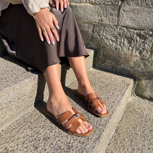 COPENHAGEN SHOES WOMEN'S WORLD Slippers 0241 COGNAC