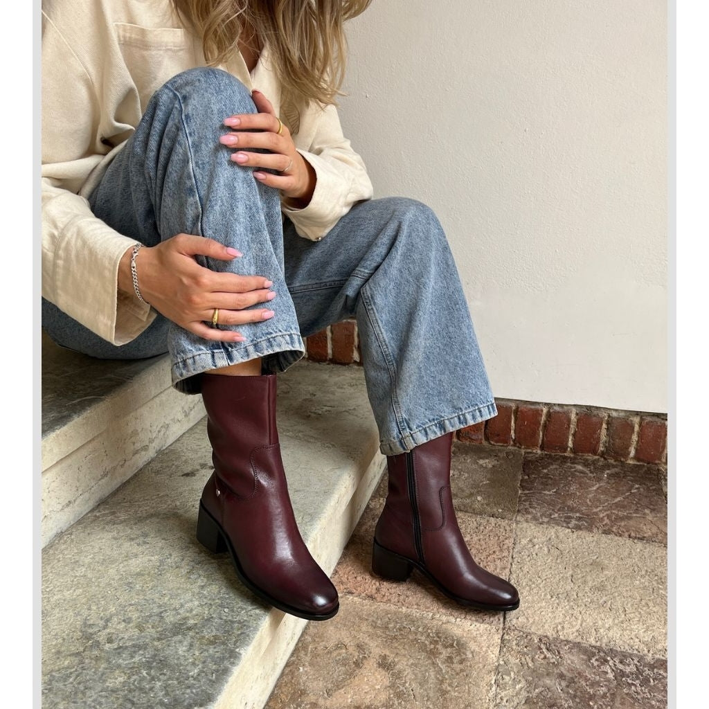 COPENHAGEN SHOES YOUR VIBE BORDEAUX Boots 2222 BORDEAUX