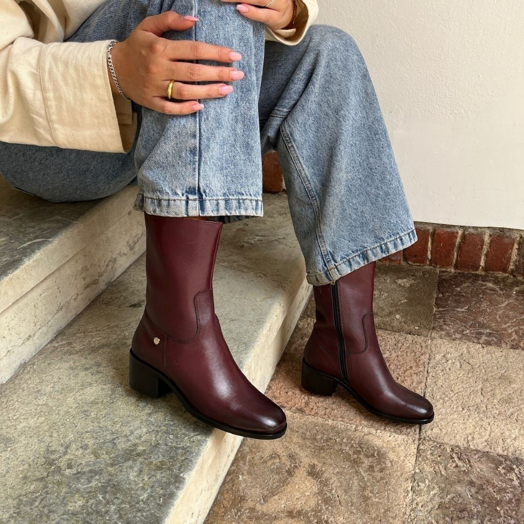 COPENHAGEN SHOES YOUR VIBE BORDEAUX Boots 2222 BORDEAUX