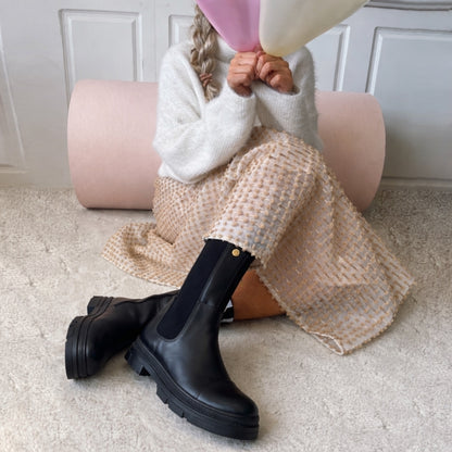 COPENHAGEN KIDS YOU AND ME GIRL Boots 0001 BLACK