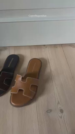 COPENHAGEN SHOES ALL FOR LOVE Slippers 0012 BROWN