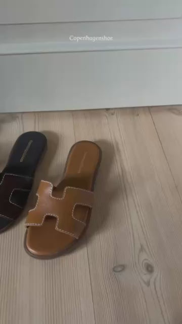 COPENHAGEN SHOES ALL FOR LOVE Slippers 0012 BROWN