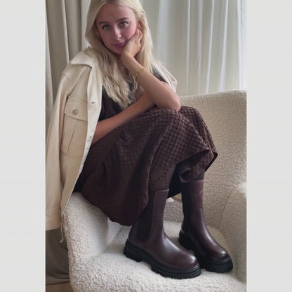 COPENHAGEN SHOES PENNY GIRL Boots 123 Dark brown (black outsole)