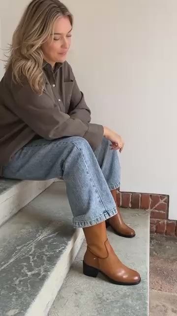 COPENHAGEN SHOES YOUR VIBE Boots 125 TAN