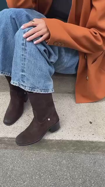 COPENHAGEN SHOES THE REAL WALKING SUEDE Boots 0012 BROWN