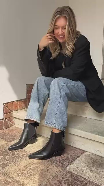 COPENHAGEN SHOES JUST THEN Boots 0001 BLACK