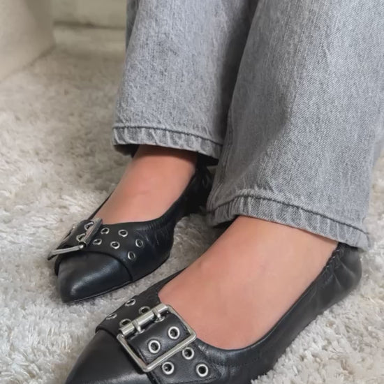 COPENHAGEN SHOES THE REASON WHY BLK. Ballet flats 0001 BLACK