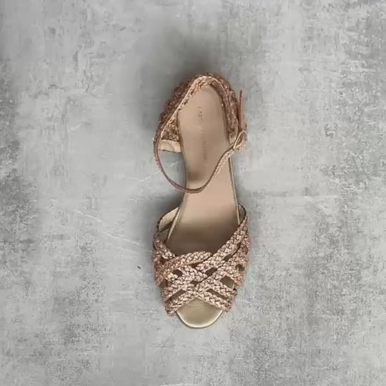 COPENHAGEN SHOES ENDLESS LOVE Sandals 125 TAN
