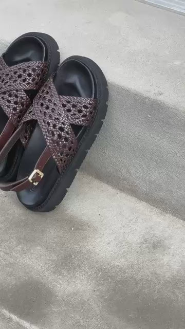 COPENHAGEN SHOES SUMMERTIME F. Sandals 0018 DK BROWN