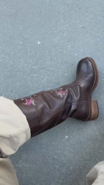 COPENHAGEN SHOES ABOUT US Long boot 0012 BROWN
