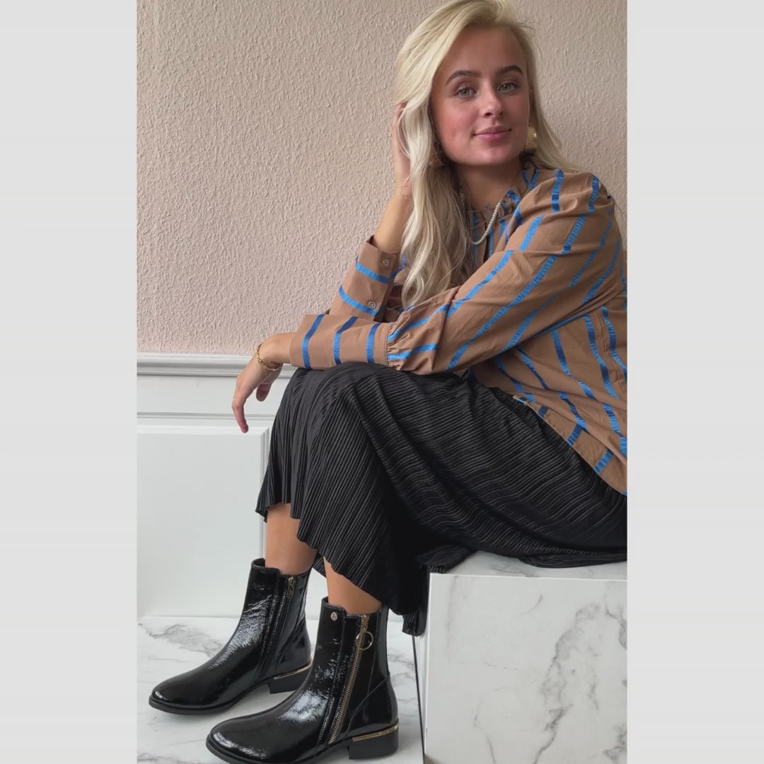 COPENHAGEN SHOES FEVER 22 PATENT Boots 038 Black patent