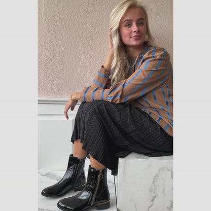 COPENHAGEN SHOES FEVER 22 PATENT Boots 038 Black patent