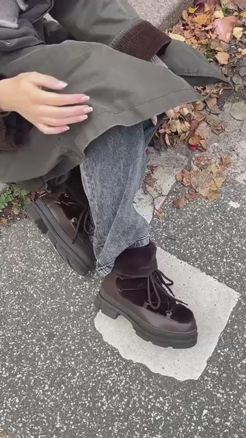 COPENHAGEN SHOES NATURE LIVING Boots 004 Dark brown