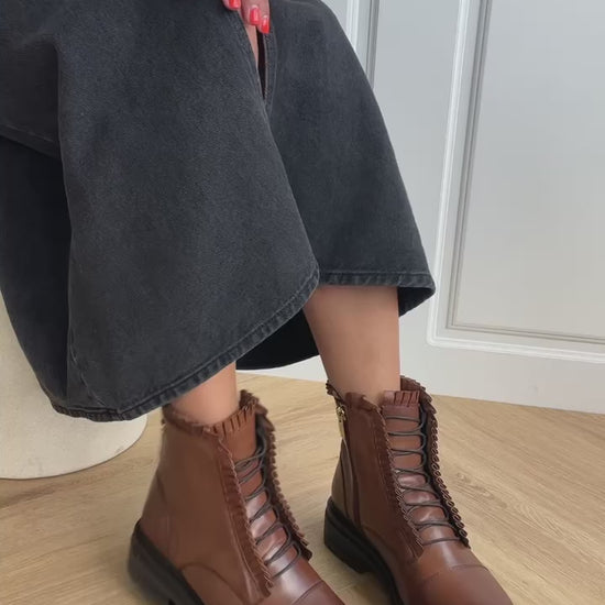 COPENHAGEN SHOES THE PRETTY COLLECTION Boots 0241 COGNAC
