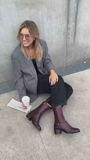 COPENHAGEN SHOES YOUR VIBE BORDEAUX Boots 2222 BORDEAUX