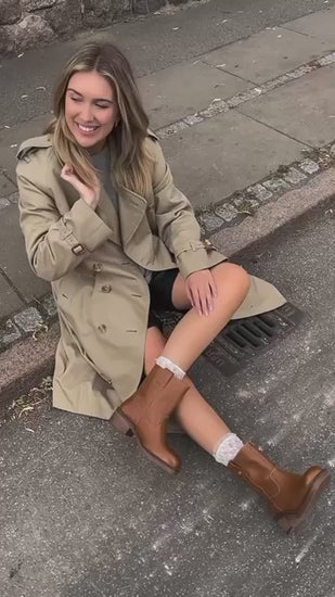COPENHAGEN SHOES SAY MORE - BROWN/TAN Boots 125 TAN