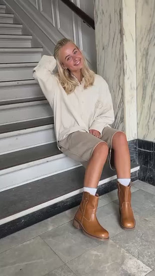 COPENHAGEN SHOES SAY MORE - BROWN/TAN Boots 125 TAN