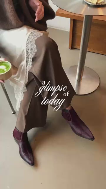 COPENHAGEN SHOES THE WALKING BOOT - HAIR Boots 2222 BORDEAUX