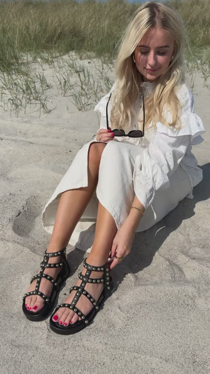 COPENHAGEN SHOES GLORIE NIGHT Sandals 0001 BLACK