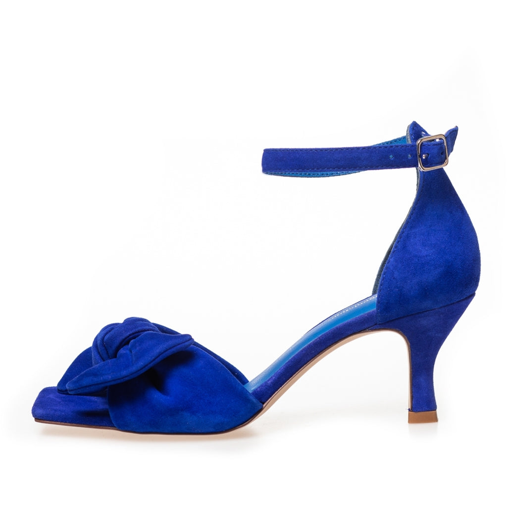 COPENHAGEN SHOES DANCING 23 SUEDE Stilettos 1202 ELECTRIC BLUE