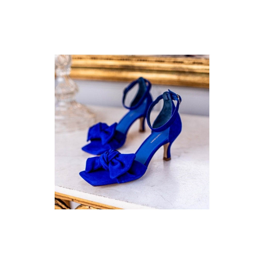 COPENHAGEN SHOES DANCING 23 SUEDE Stilettos 1202 ELECTRIC BLUE