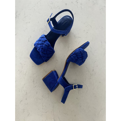COPENHAGEN SHOES FEEL IT - SUEDE Stilettos 0410 Electric blue suede