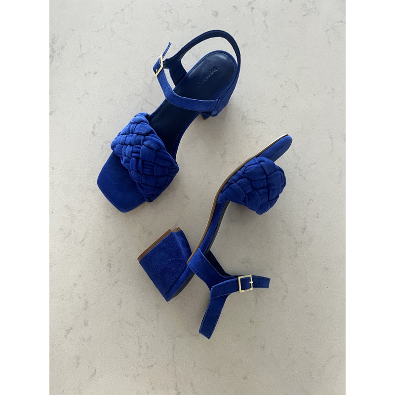 FEEL IT SUEDE Electric blue suede
