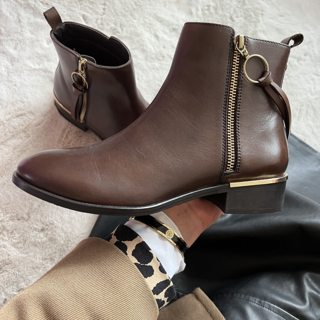 COPENHAGEN SHOES FEVER Leather 20 Boots 004 Dark brown