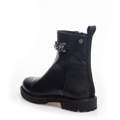 COPENHAGEN SHOES FLOWER EYES Boots 2206 BLACK/SILVER