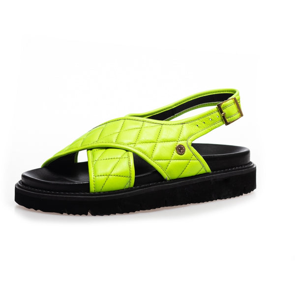COPENHAGEN SHOES GOING WILD NEON Sandal 03 NEON GREEN