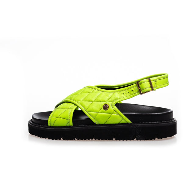 COPENHAGEN SHOES GOING WILD NEON Sandal 03 NEON GREEN