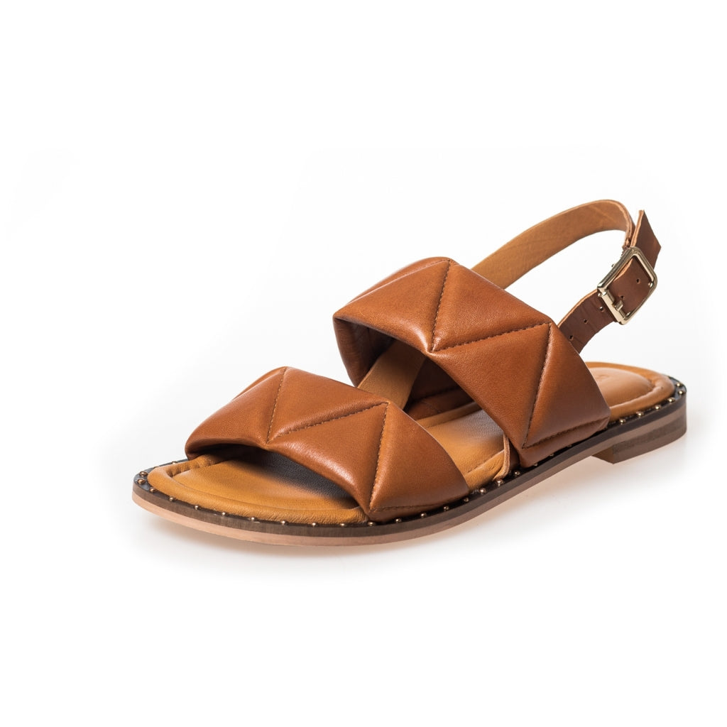 COPENHAGEN SHOES JUST BECAUSE Sandals 0241 COGNAC