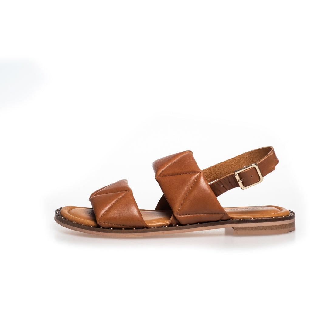 COPENHAGEN SHOES JUST BECAUSE Sandals 0241 COGNAC