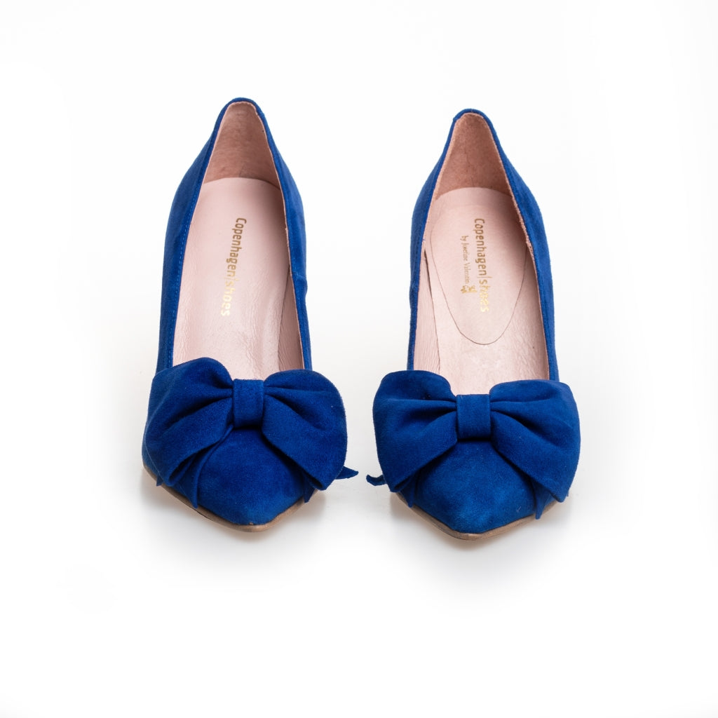 Electric blue flat shoes discount