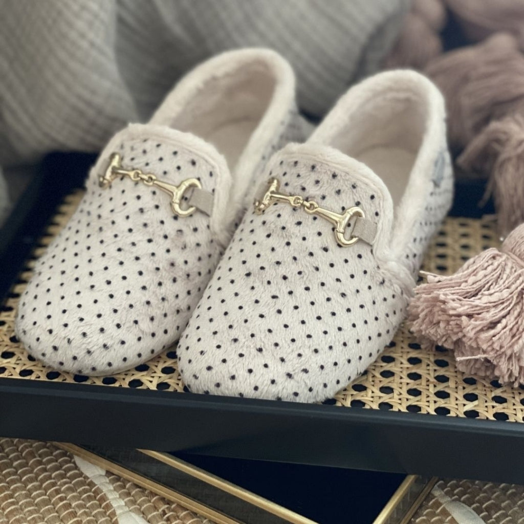 COPENHAGEN SHOES MELANIA DOTS Slippers 1620 OFF WHITE