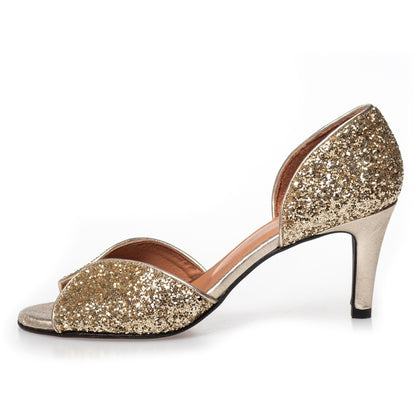 COPENHAGEN SHOES MY DIAMONDS Stilettos 013 GOLD GLITTER