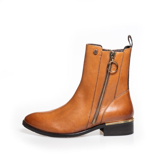 COPENHAGEN SHOES NEW FEVER 22 COGNAC Boots 0241 COGNAC