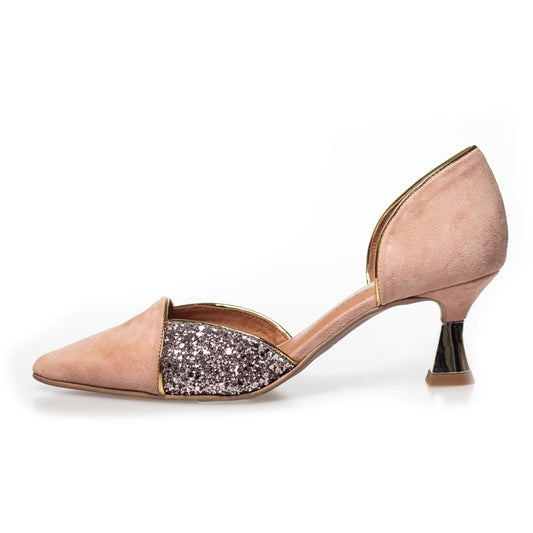 COPENHAGEN SHOES PARIS - GLITTER Stilettos 394 Nude multi