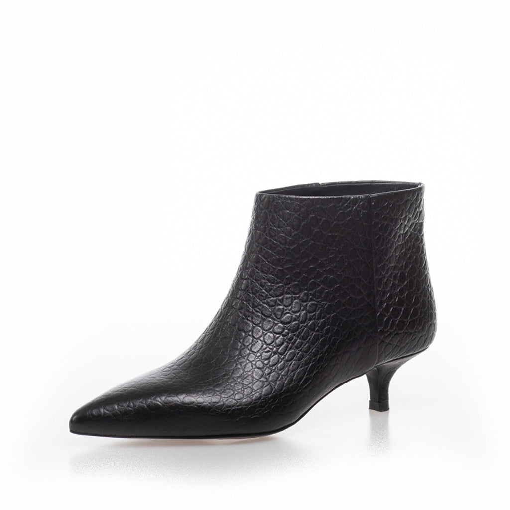 COPENHAGEN SHOES PARI' CRC. Boots 103 Black croco