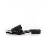 COPENHAGEN SHOES SUNSHINE GIRLS CROCO Slippers 0001 BLACK
