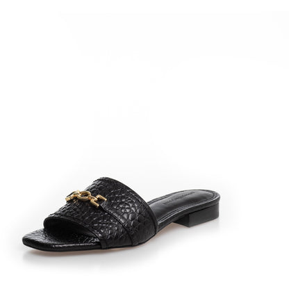 COPENHAGEN SHOES SUNSHINE GIRLS CRC. Slippers 0001 BLACK