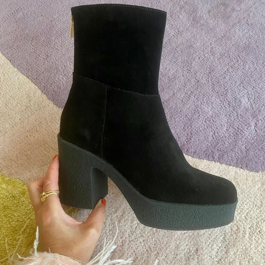 COPENHAGEN SHOES VALENTINE Boots 111 Black suede